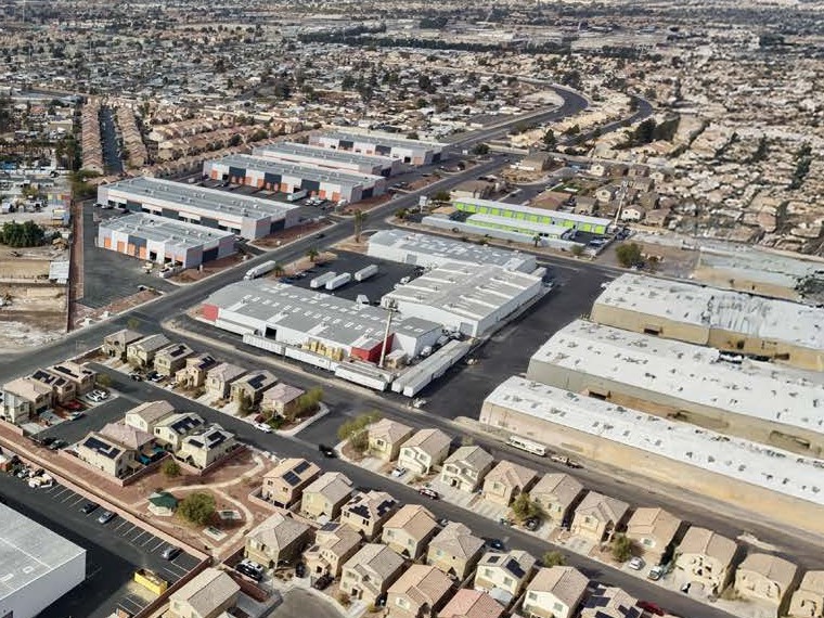 Aerial view of Steptoe Las Vegas industrial property